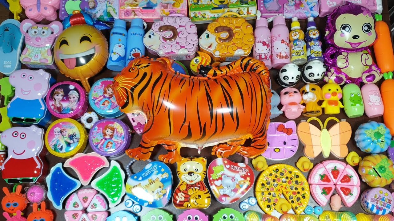 Tiger Slime || Mixing Random Things into Slime || Satisfying Slime Videos | Alex slime