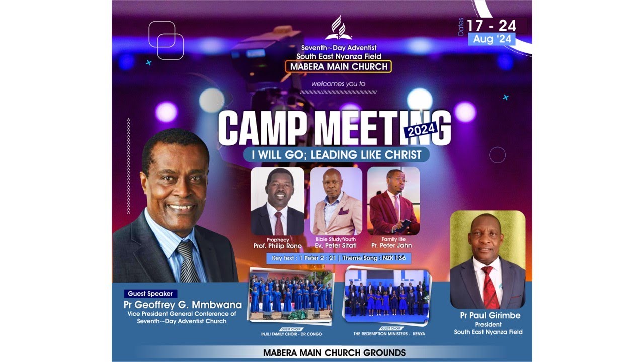 MAKAMBI  MTAA WA MABERA DAY 5 SERMONETTE BY PR GEOFFREY MBWANA VC GENERAL CONFERENCE OF SDA