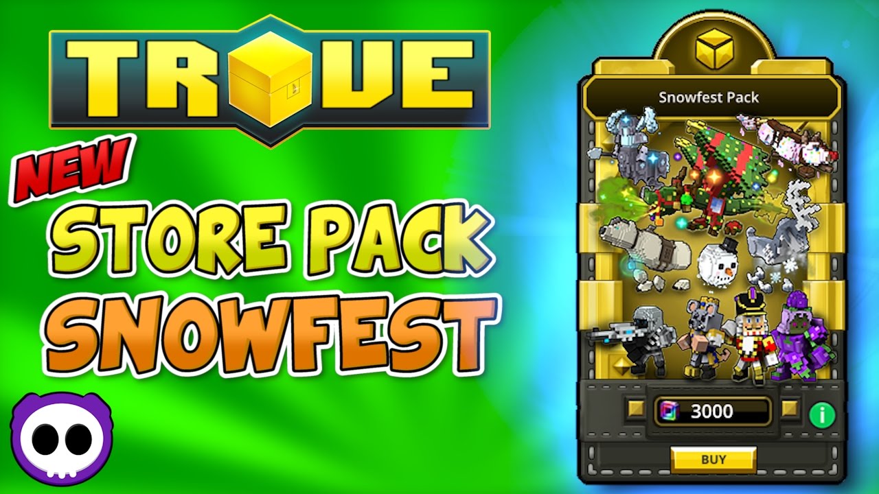 TROVE SNOWFEST PACK REVIEW ✪ 1 Dragon Egg, 5 Mounts, 4 Costumes