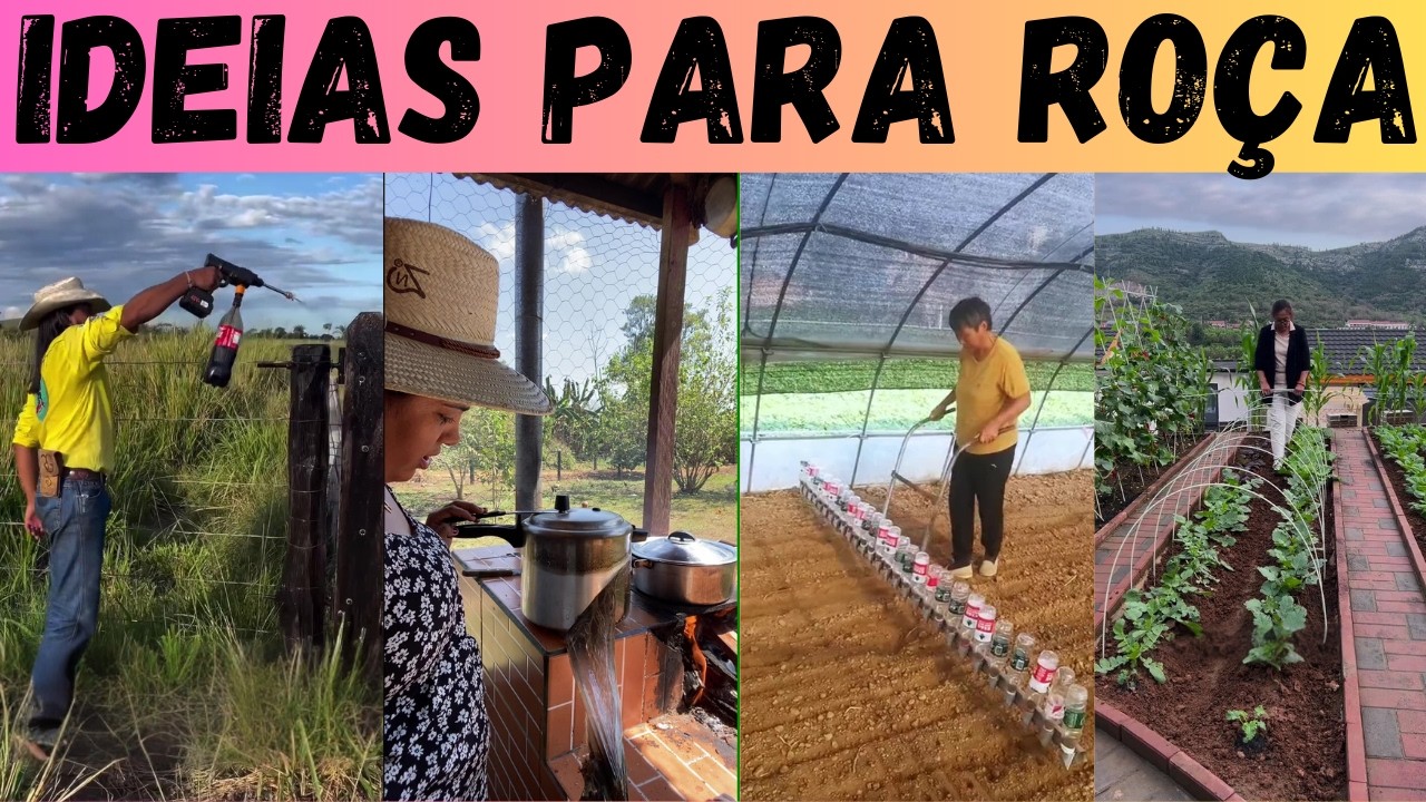 DICAS para ROÇA. Invenções e gambiarras que facilitam o trabalho no campo.
