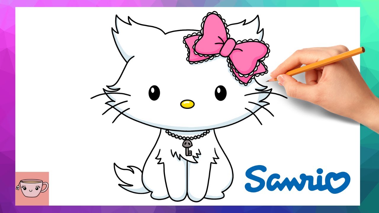 How To Draw Charmmy Kitty | Cute Cat Sanrio | Easy Drawing Tutorial