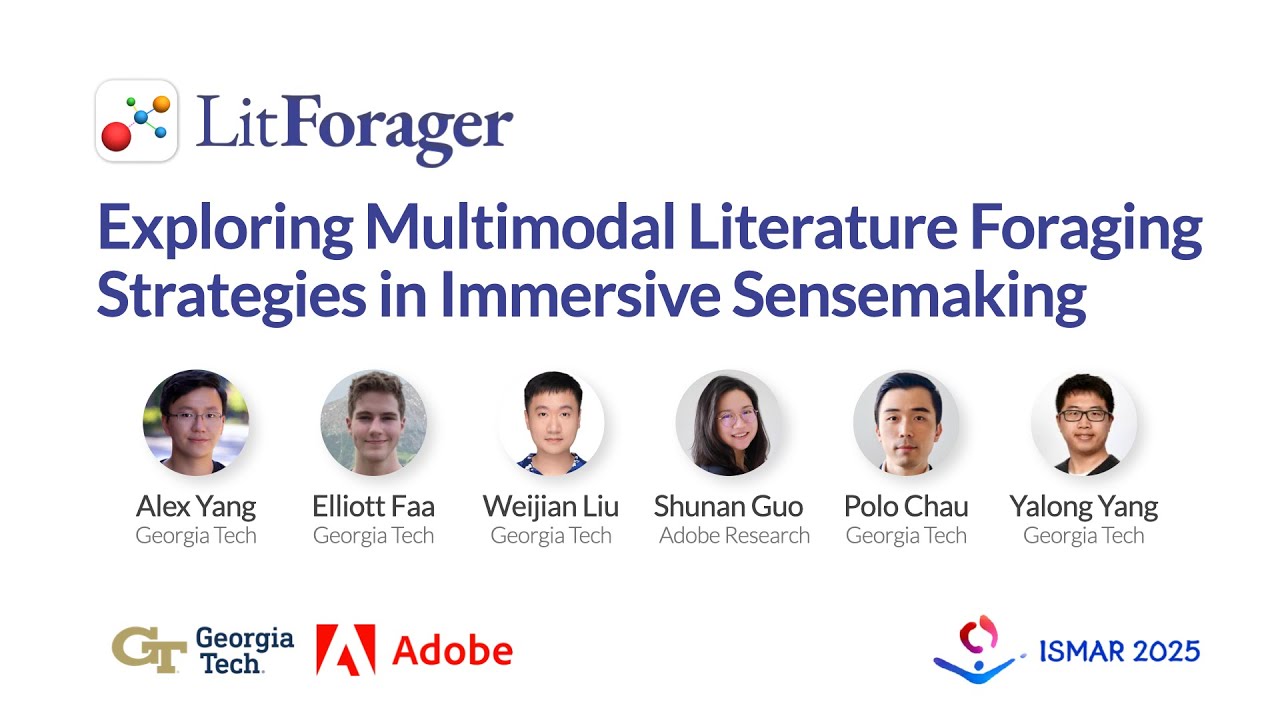 LitForager: Exploring Multimodal Literature Foraging Strategies in Immersive Sensemaking