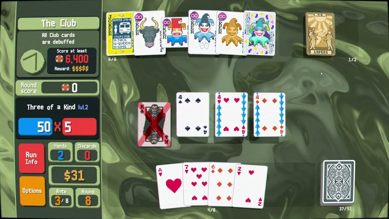 Eternally Chipped in Orange Stake | Balatro [Black Deck]