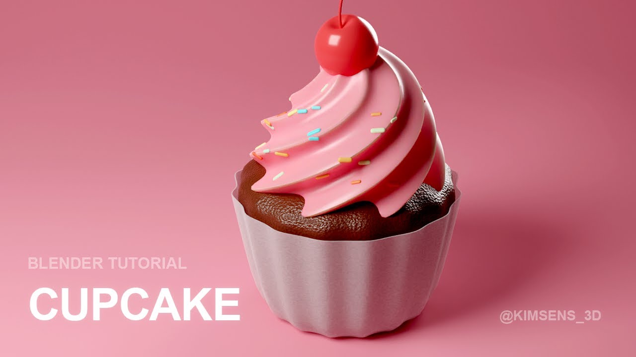 [Blender Tutorial] 컵케이크 모델링