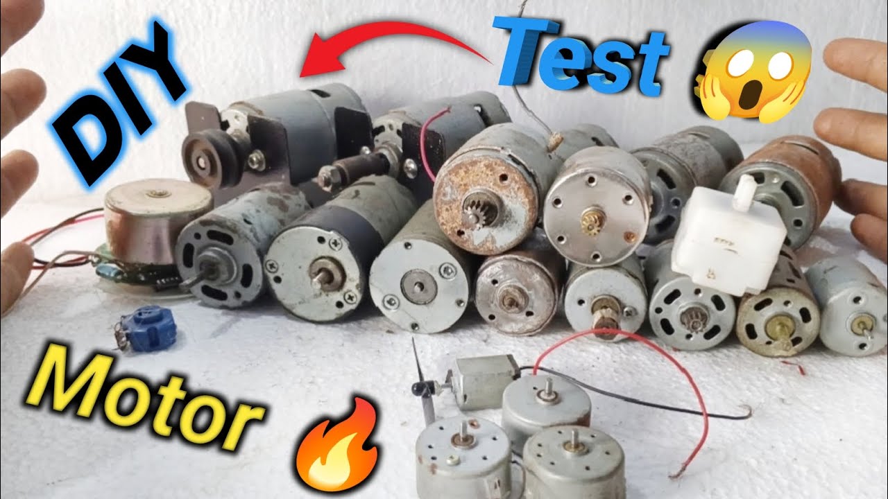 Different types of DC motors testing video 😱💥🔥.#dcmotor #motor #viralvideo
