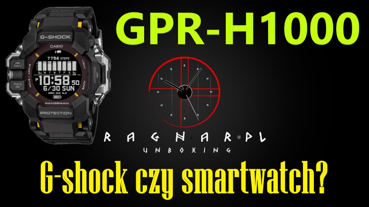 Jedyny smartwatch jaki bym kupił - Casio Gshock GPR H1000 1ERE RANGEMAN !!!