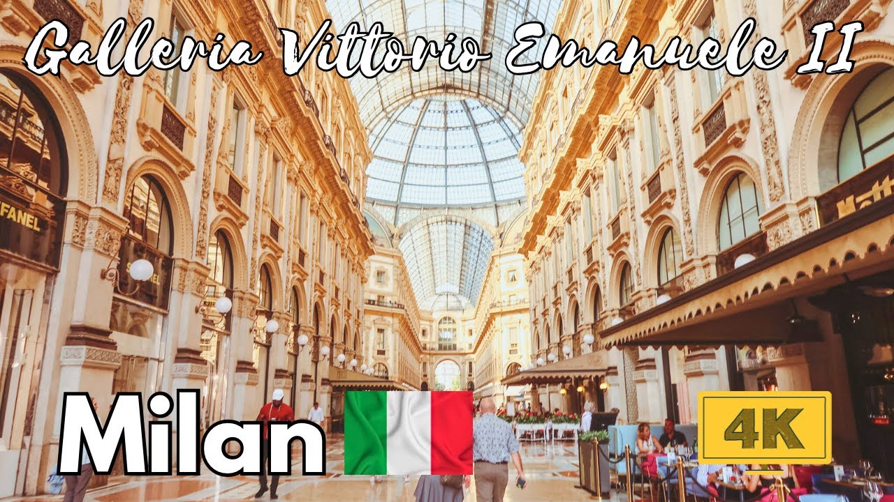 🇮🇹 Milan Galleria Vittorio Emanuele II Italy's Oldest Active Shopping Gallery | Walking Tour [4K]