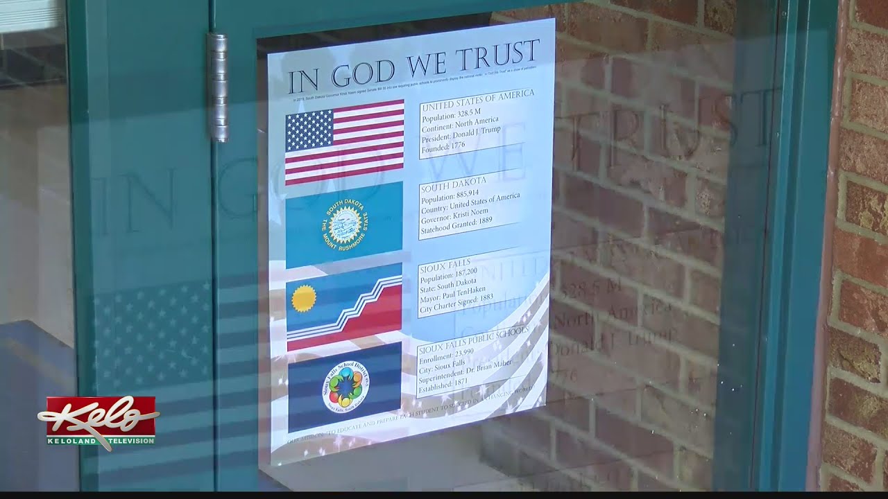SFSD finishes installing "In God We Trust" signs