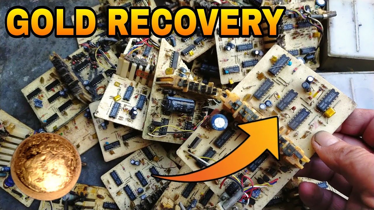 Easy Gold and silver recovery from ceramic IC cheaps/Gold Recovery