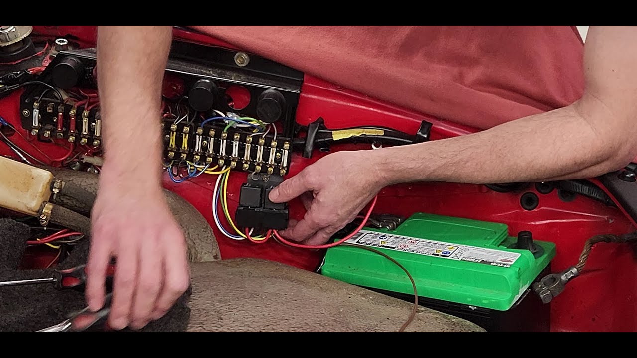 Porsche 911 Headlight Relay Install