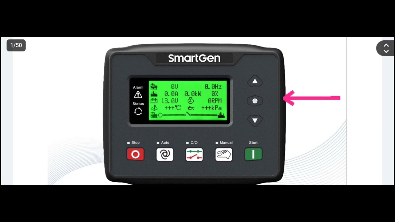 Полная схема электропроводки контроллера генераторной установки SmartGen HGM4100LT с пояснениями 💯✅
