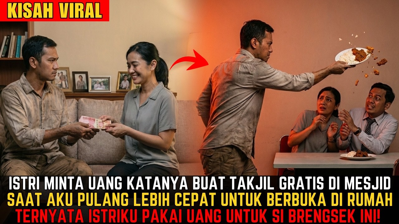 AKU MEMERGOKI ISTRIKU DENGAN PRIA LAIN SAAT AKU PULANG BERBUKA PUASA! KATANYA UNTUK BERBAGI TAKJIL..