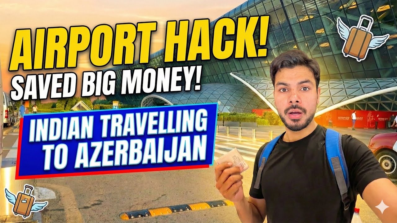 Indian Travelling to Azerbaijan 🇦🇿 | Delhi to Baku | Visa Immigration Full Process