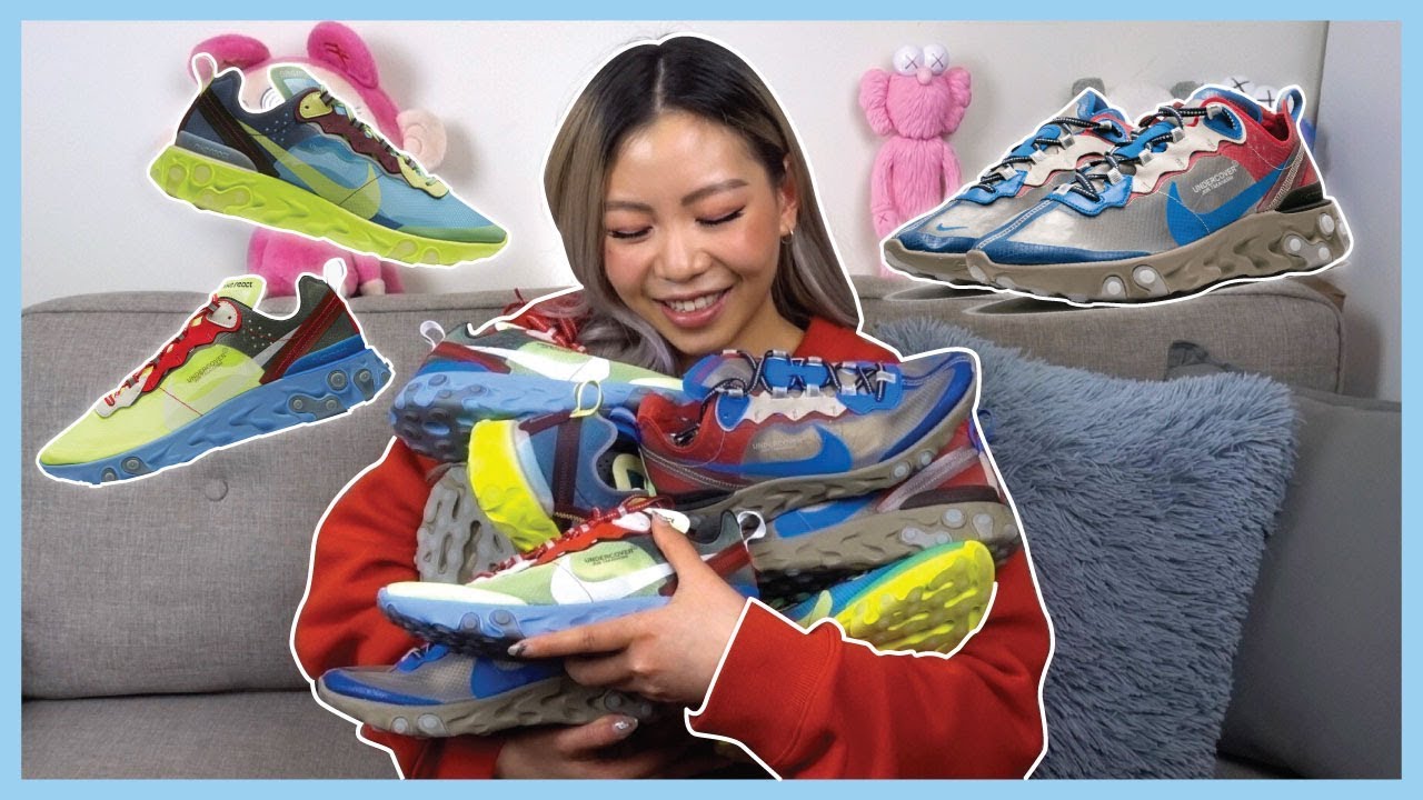 UNDERCOVER X NIKE React Element 87 | How I copped 3 colourways!