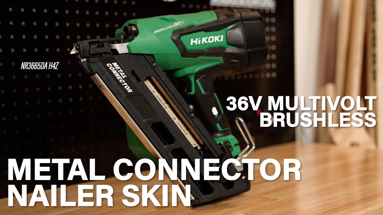 HiKOKI 36V MultiVolt Brushless Metal Connector Nailer Skin (NR3665DA H4Z)