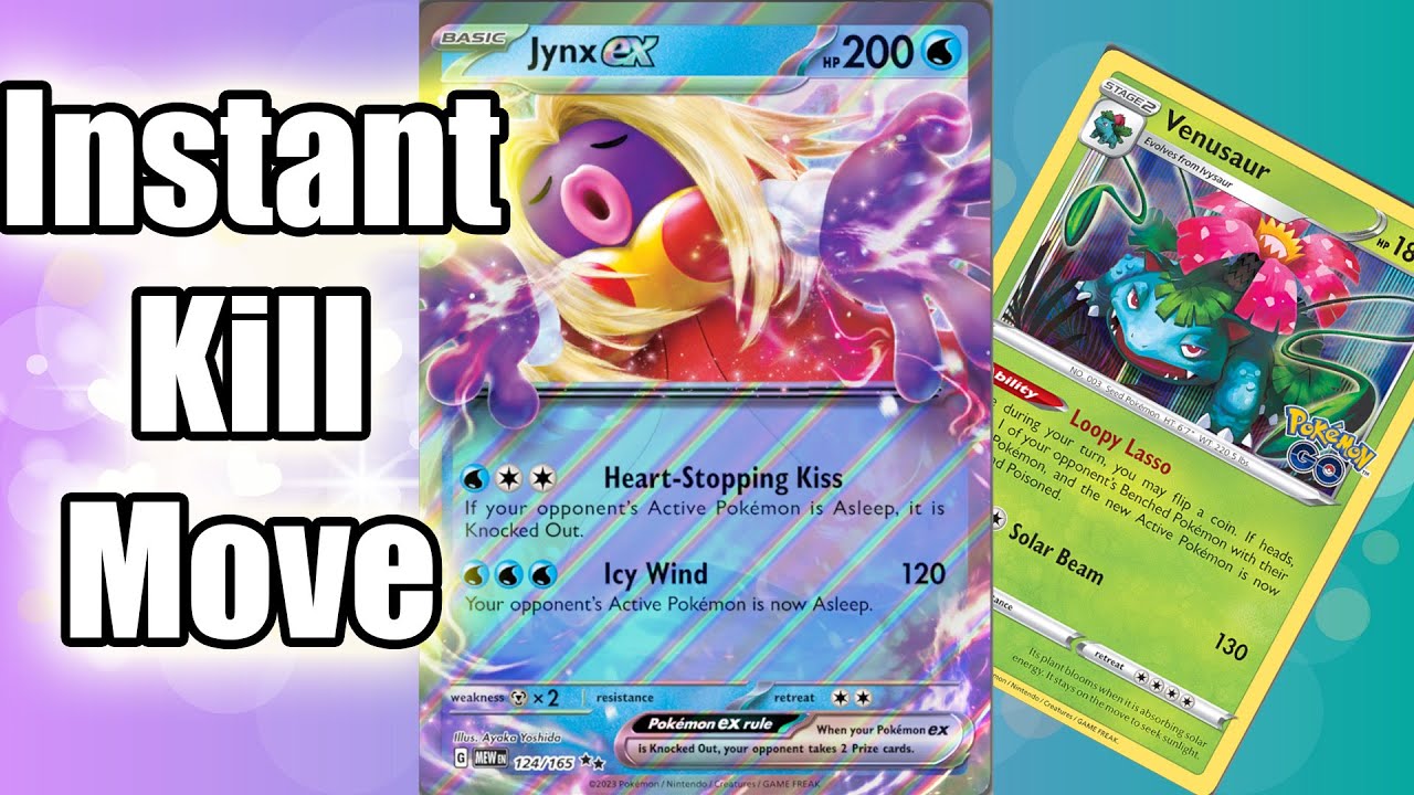 Instant Kill JYNX Deck Build With VENUSAUR (Pokemon 151)