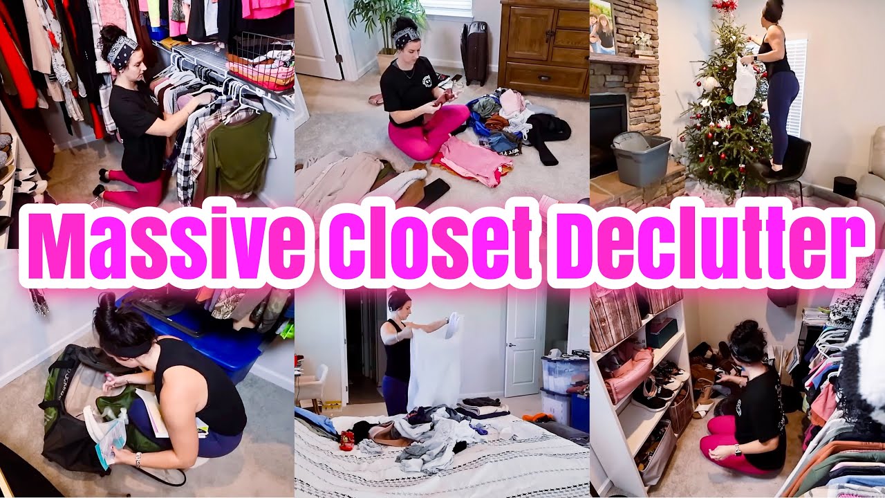 EXTREME LONG CLEANING MOTIVATION 2025 | CLOSET DECLUTTER + ORGANIZE | SPEED CLEAN WITH ME