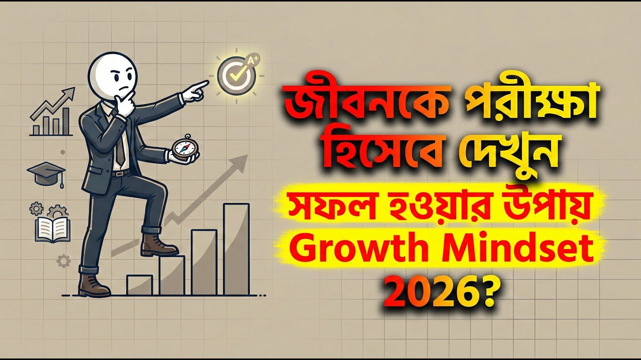 জীবনকে পরীক্ষা হিসেবে দেখুন সফল হওয়ার উপায় | Growth Mindset 2026