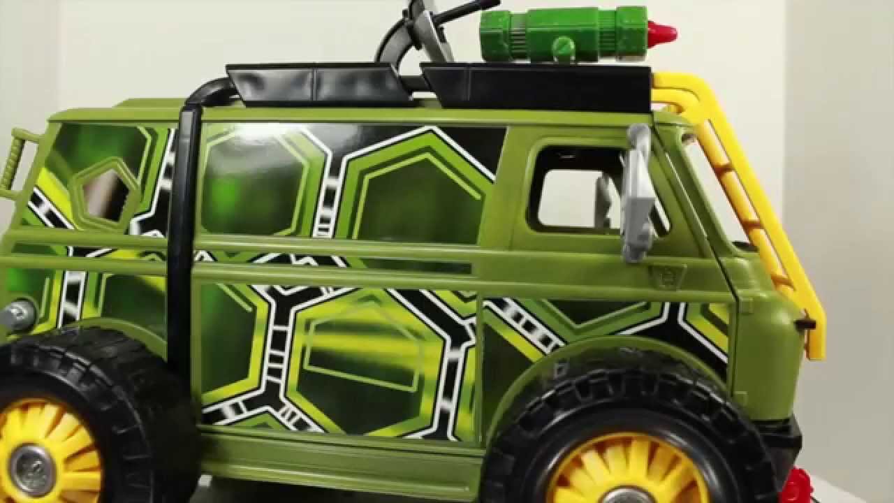 Teenage Mutant Ninja Turtles 2014 Movie Turtle Assault Van Vehicle Toy Review
