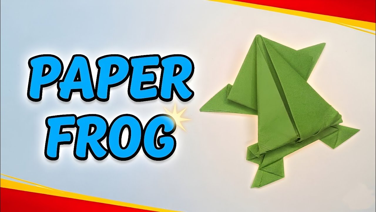 How To Make Paper Frog 🐸 | Easy Origami Frog | Paper Frog 