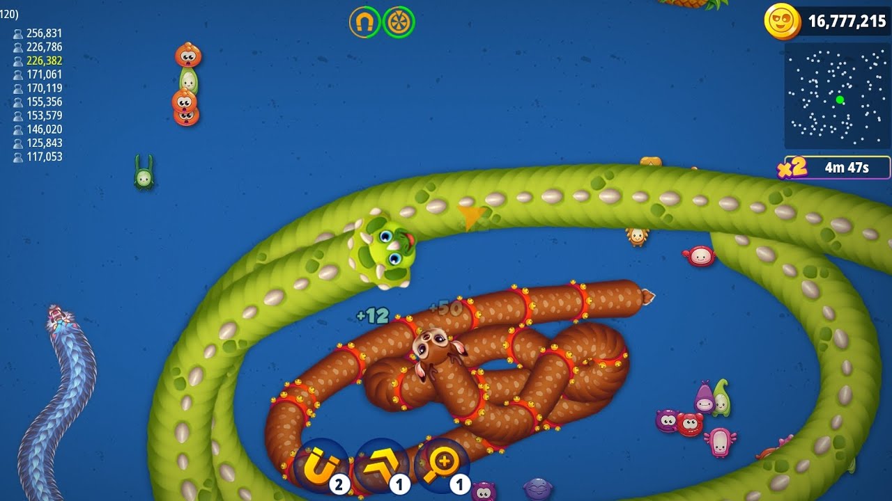 @GamerSonu77 #wormszoneiobigsnakeskills #wormszone #gaming #longplay #youtubevideo