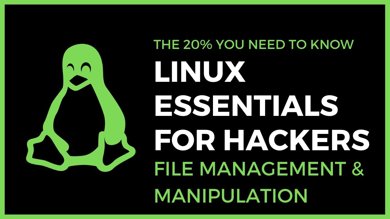 Linux Essentials For Hackers - #3 - File Management & Manipulation