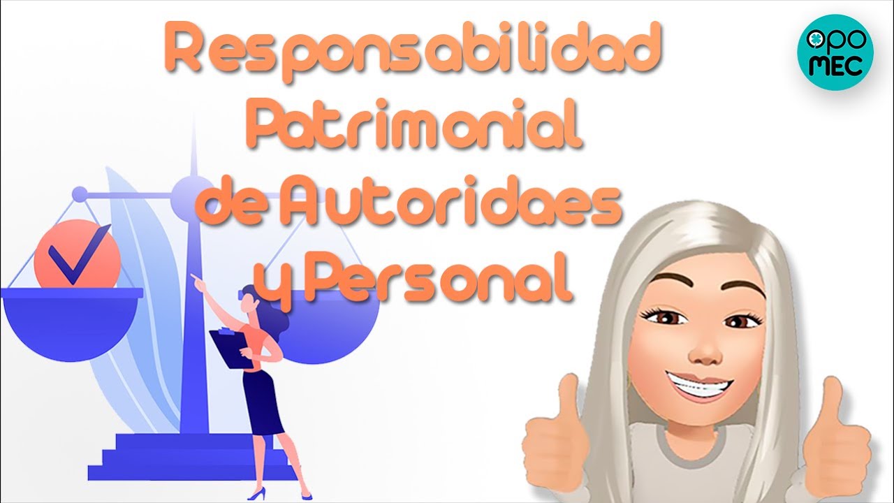 Ley 39/40 ⚖️ RESPONSABILIDAD PATRIMONIAL PERSONAL Y DE AUTORIDADES por ESMERALDA MUÑOZ