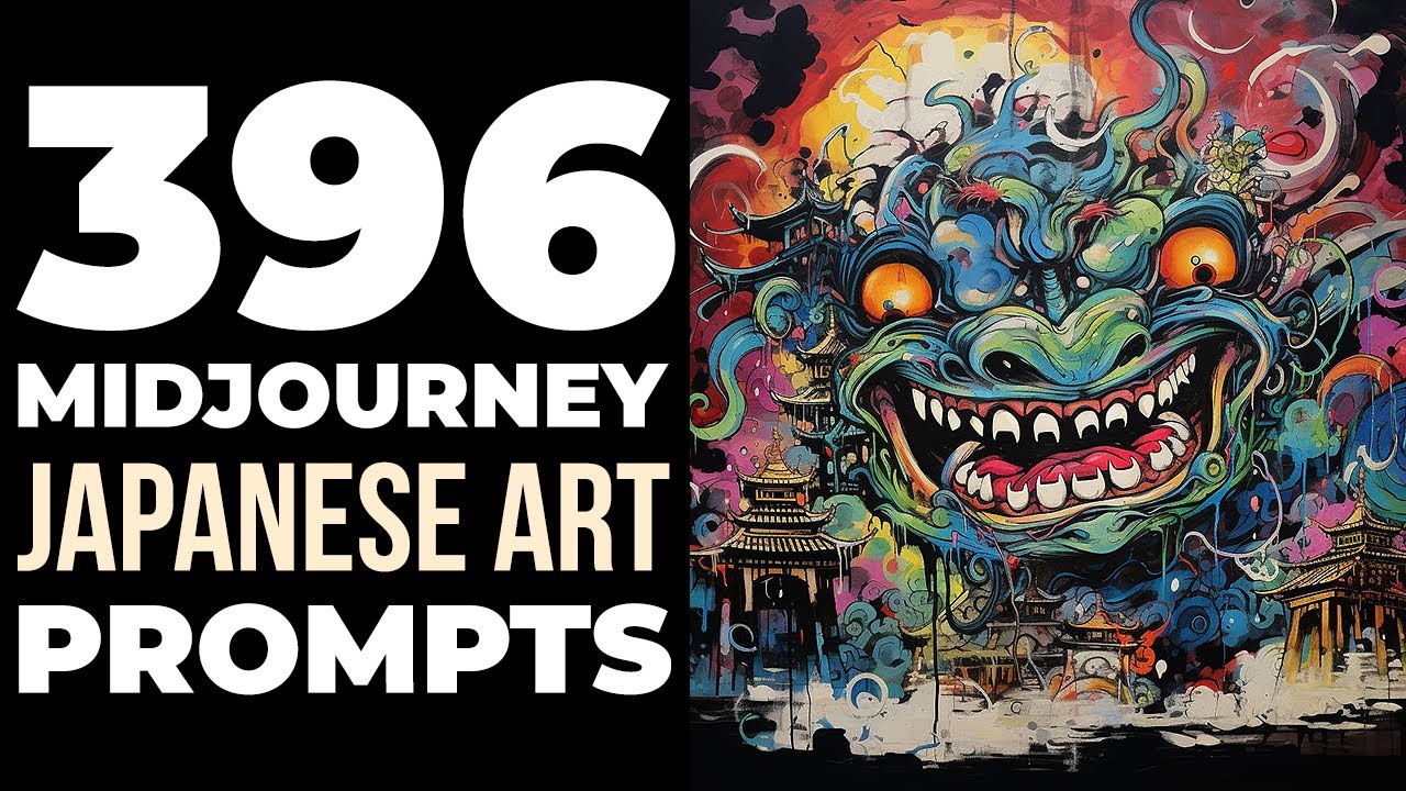 396 Midjourney ai art prompts for 'Japanese Art' (Prompts in description)