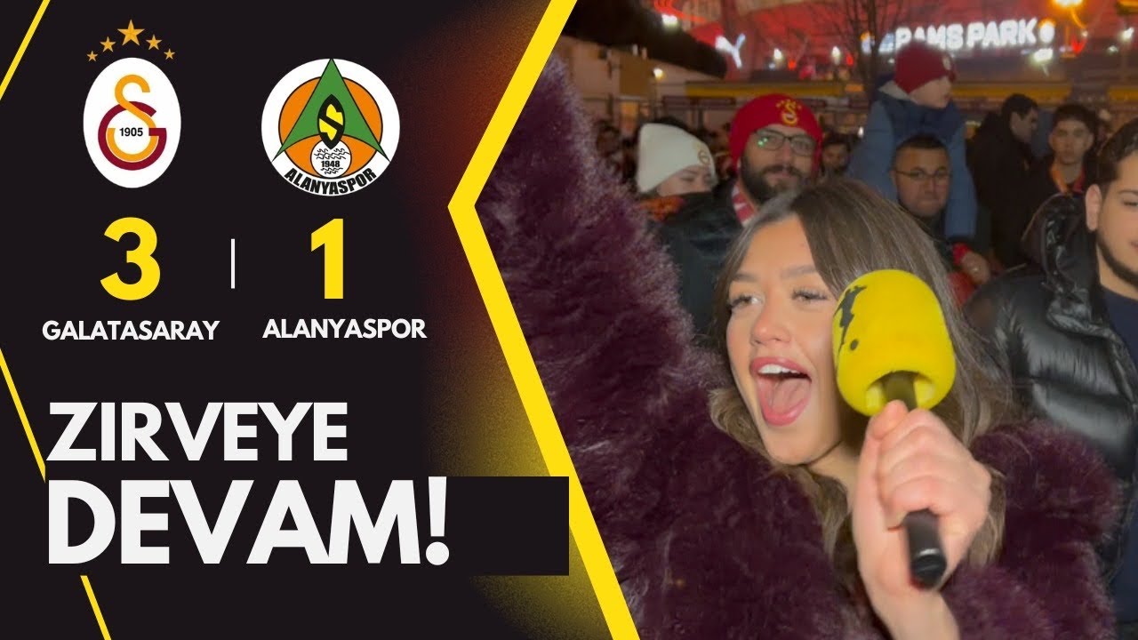 Galatasaray Yoluna Devam Ediyor! Galatasaray 3-1 Alanyaspor Taraftar Röportajı