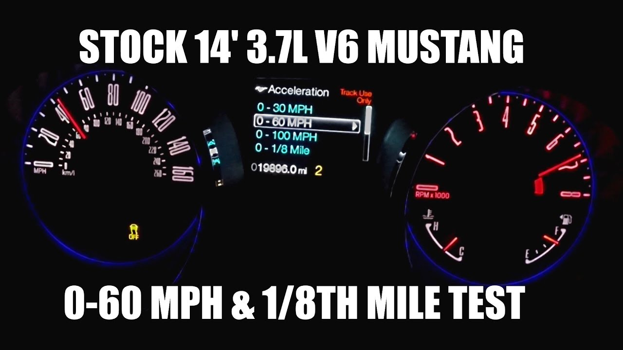 14' V6 Mustang - 0-60mph & 1/8th Mile TEST