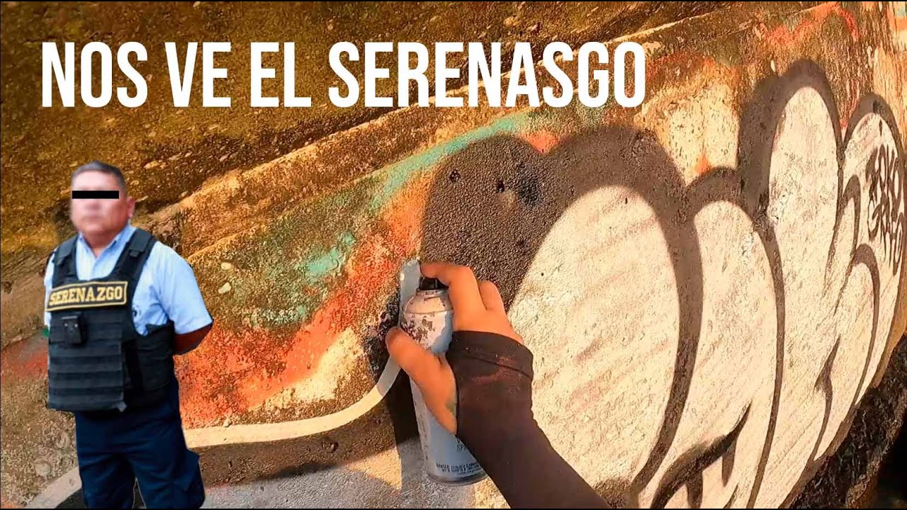 Graffiti B0MB1NG frente al mar Peruano, casi nos descubre el serenazgo