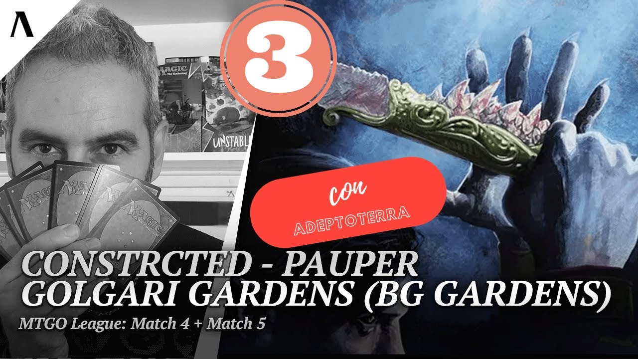 GUARDATE questo Match di Pauper con Golgari Gardens: lunghissimo e dal finale INCREDIBILE ! [3 di 3]