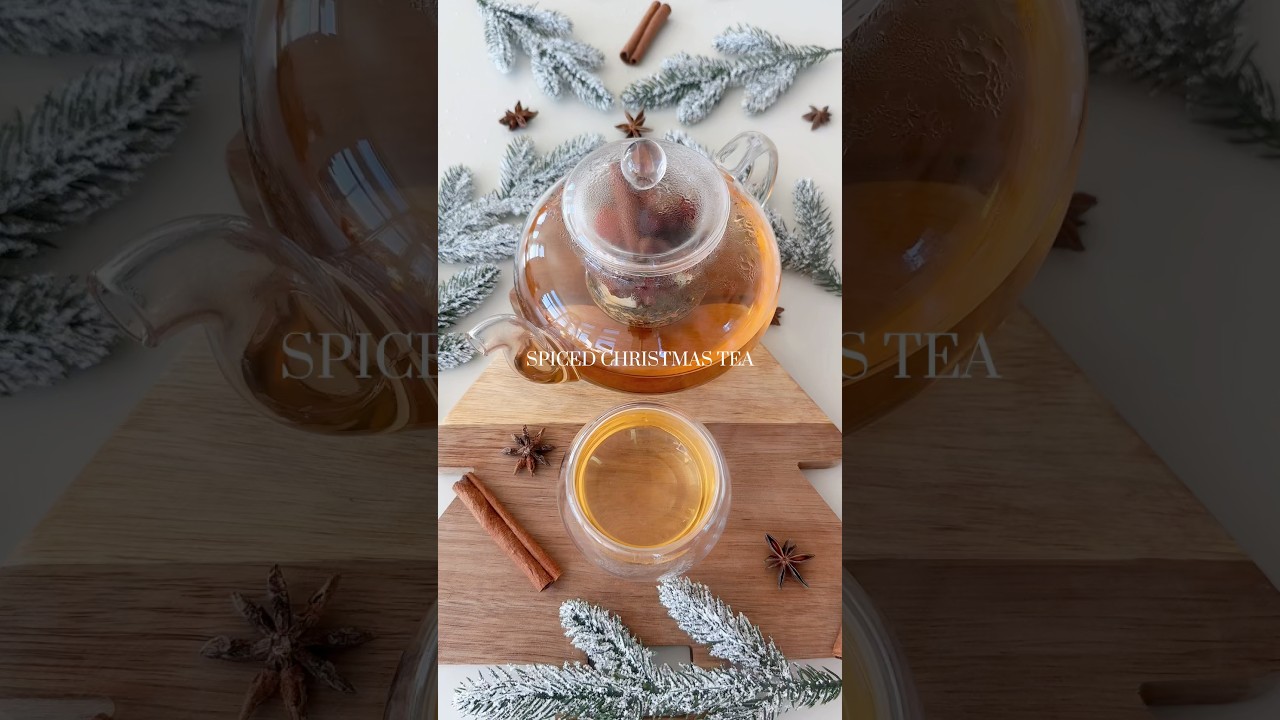 Spiced Christmas tea 🫖🎄🎅 #christmas #christmastok #tea #tearecipe #christmascountdown