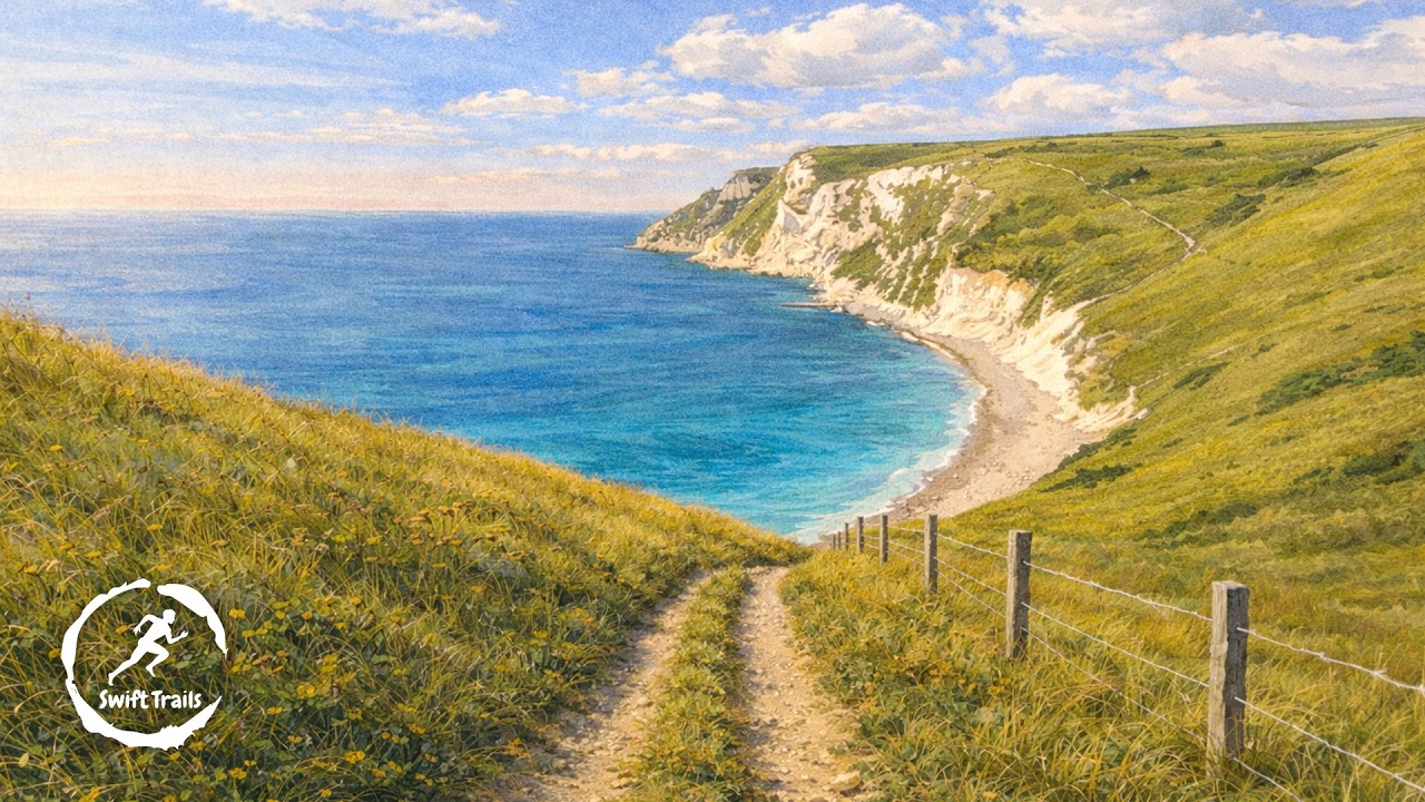 Virtual Run – Jurassic Coast, Durdle Door | Treadmill Scenery