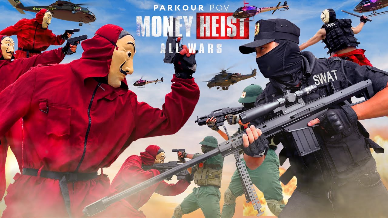 Parkour MONEY HEIST All Wars