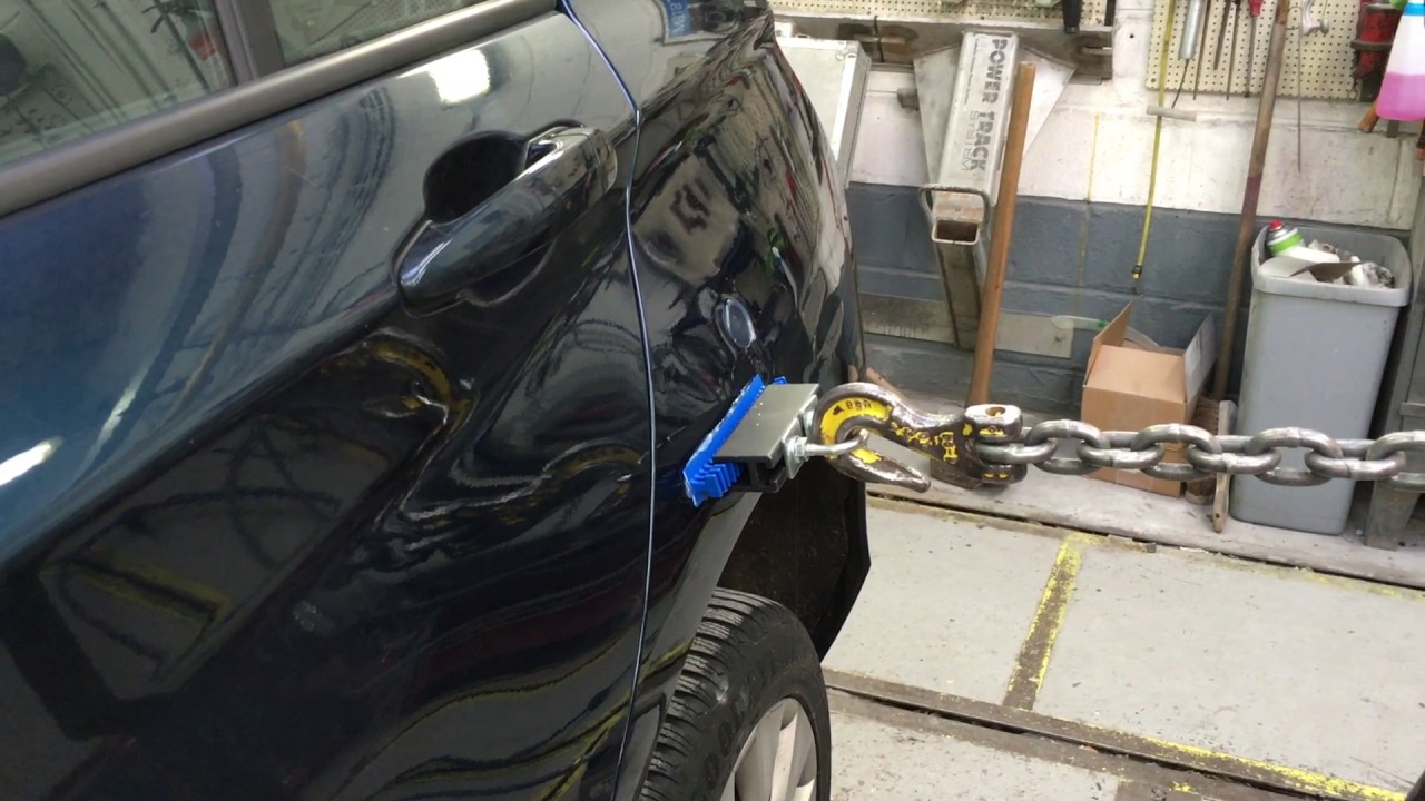 BMW quarter panel smash