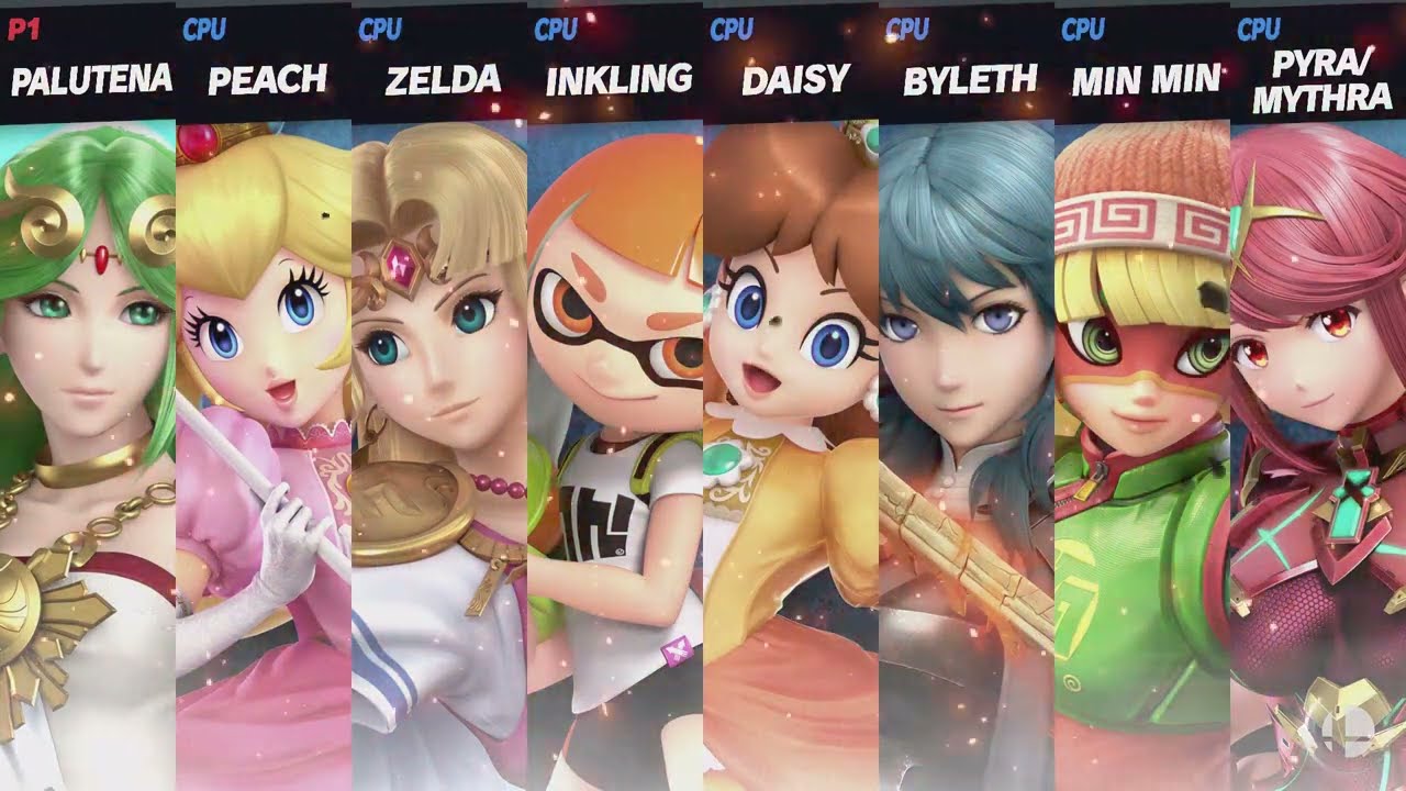 Super Smash Bros. Ultimate - Star & Screen KO Female Characters 15