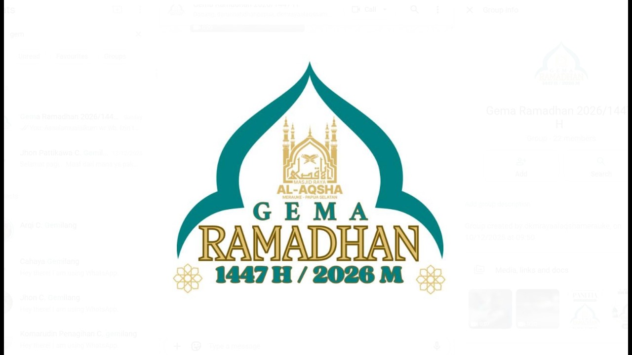 Sholat Isya dan Tarawih Bermaah di Masjid Raya Al-Aqsha Merauke Papua Selatan. 24 Februari 2026