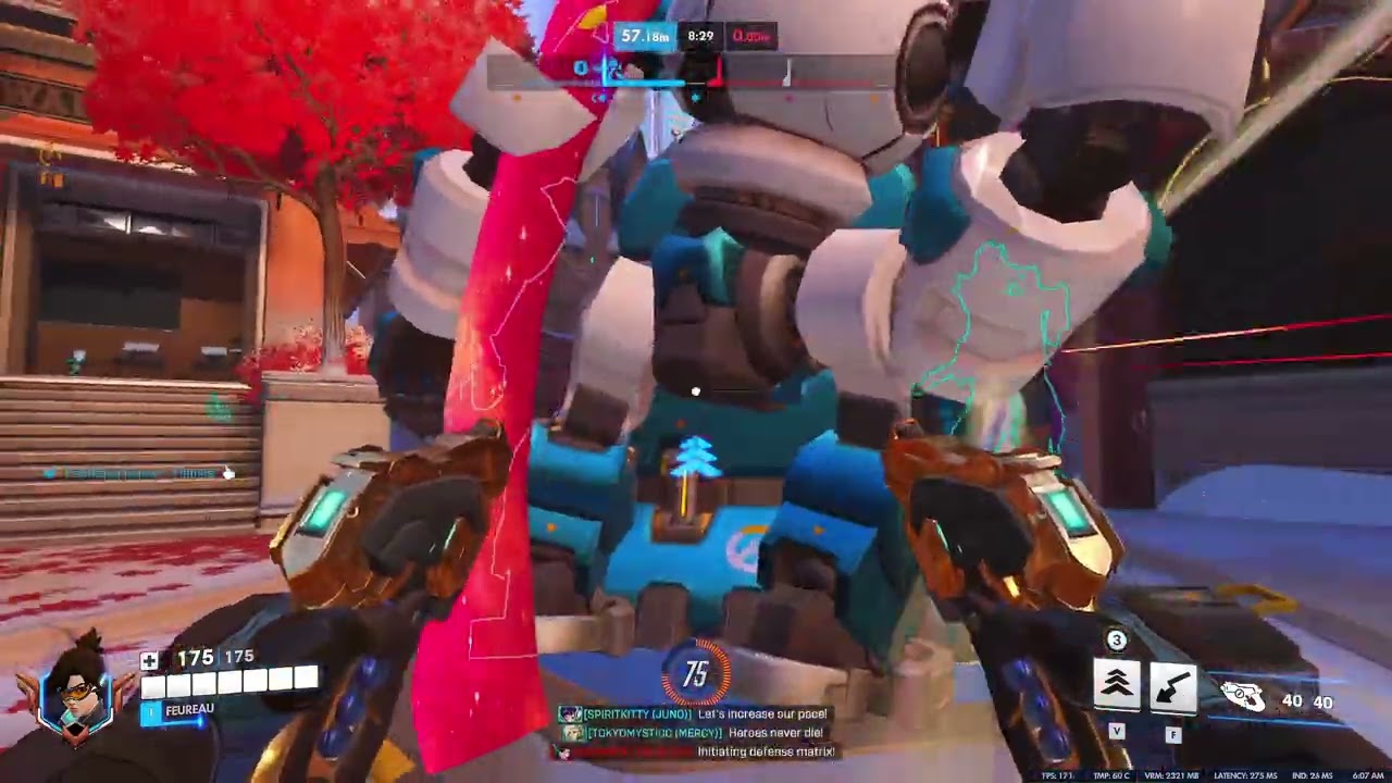Trying to Play JETPACK CAT in Overwatch 2 Push 😂 #Overwatch2 #Gameplay #Shorts