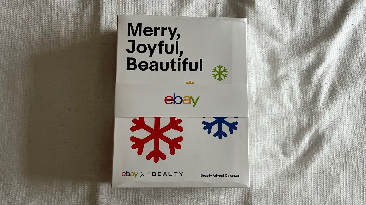 Ebay Beauty Advent Calendar 2024 Unboxing