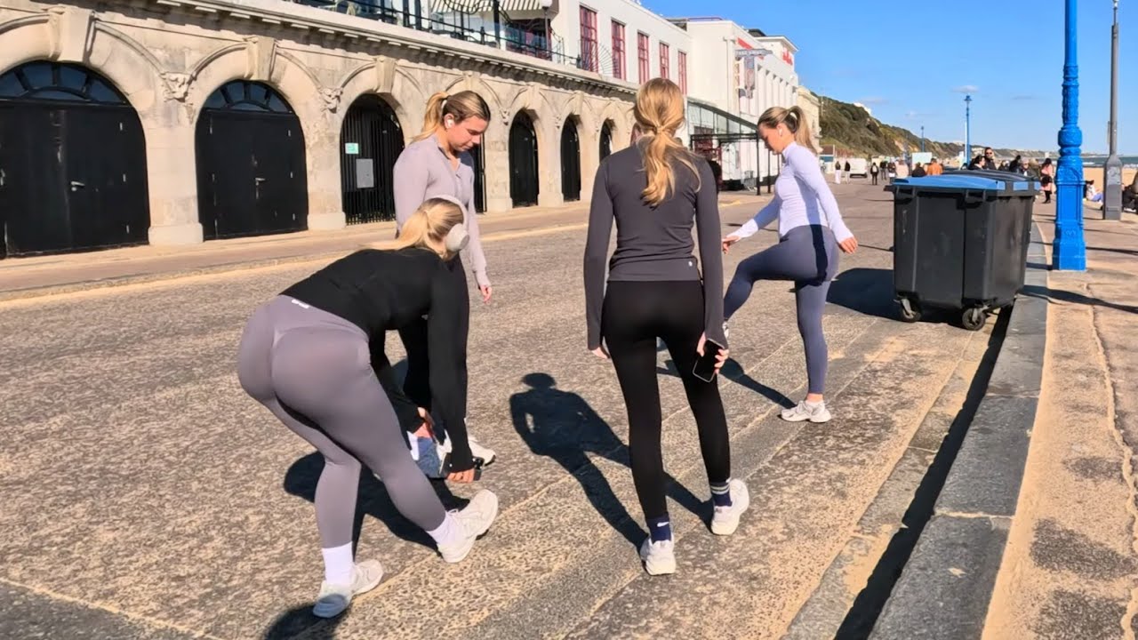 Wonderful Bournemouth Gardens and Beach Walk in 4K on a sunny day