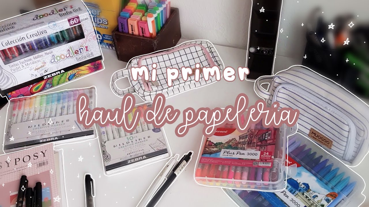 Mi primer HAUL DE PAPELERIA ✨ Calisto Study