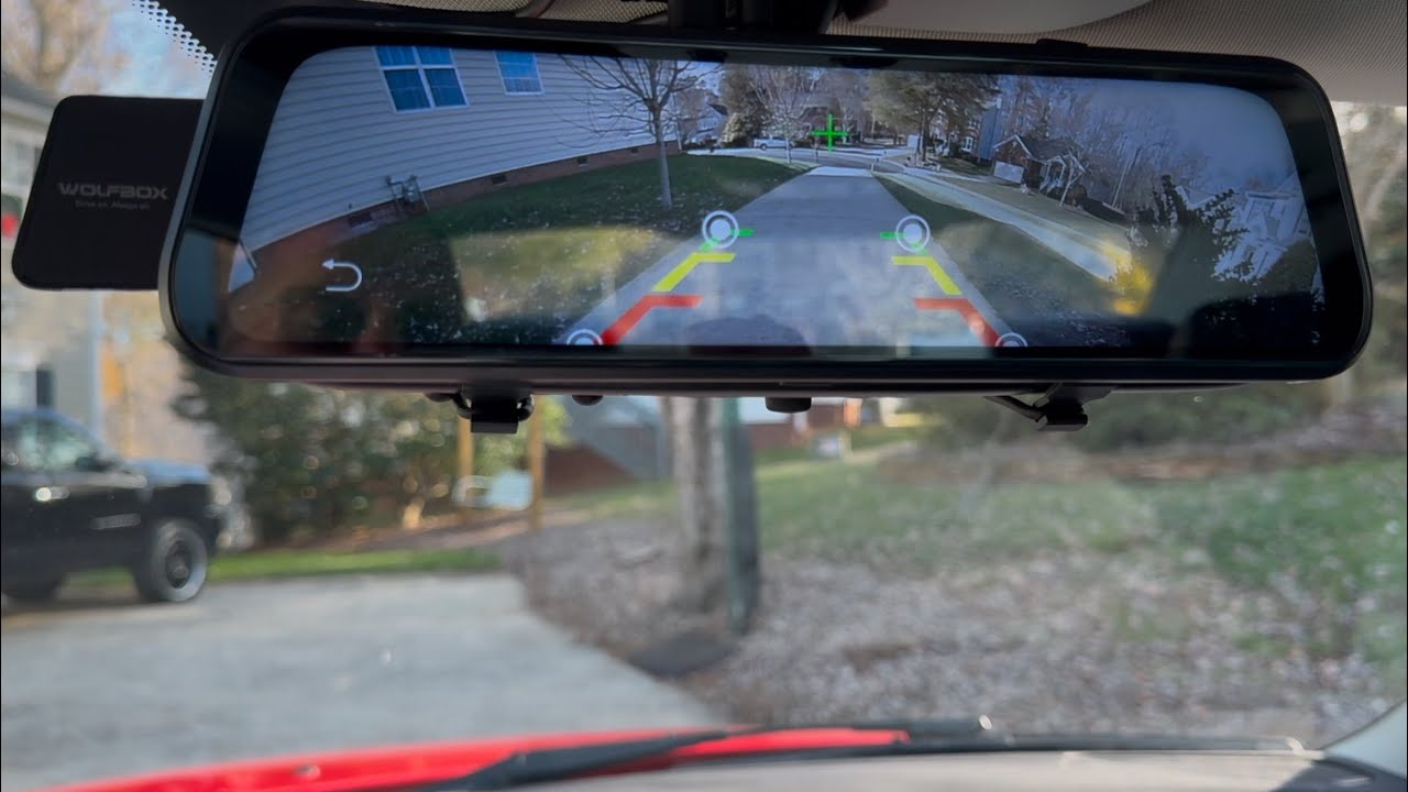 2009 Saab 9-3 Aero XWD - Installing and Reviewing a WolfBox G930 Rearview Mirror Backup Camera.