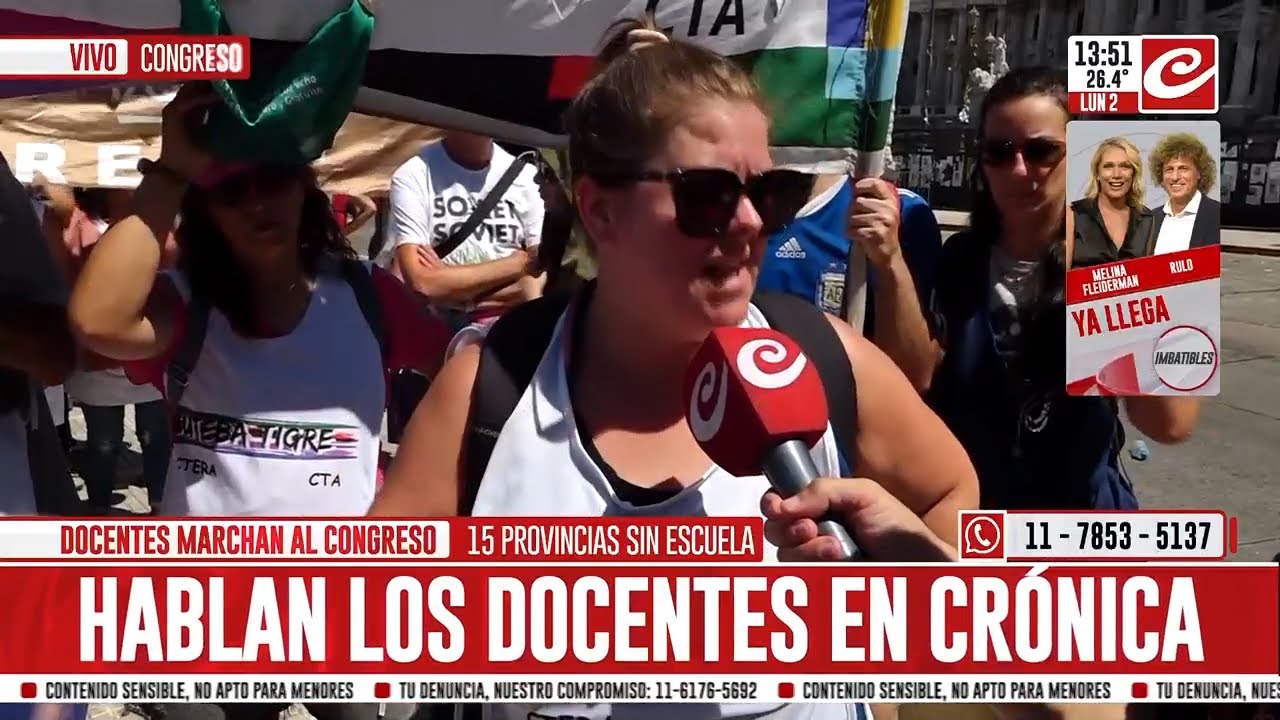ATE, docente, judiciales y CGT se plantan frente al Congreso
