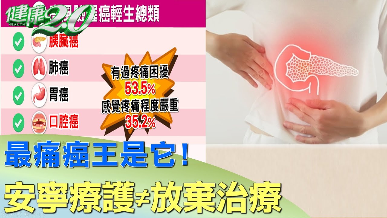最痛癌王是它！安寧療護&ne;放棄治療更非安樂死 健康2.0