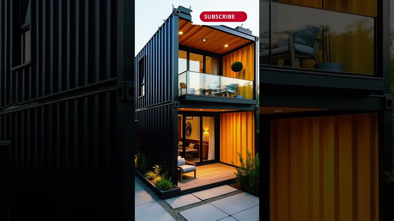 Vivre grand dans une maison conteneur compacte &ndash; Style urbain chic