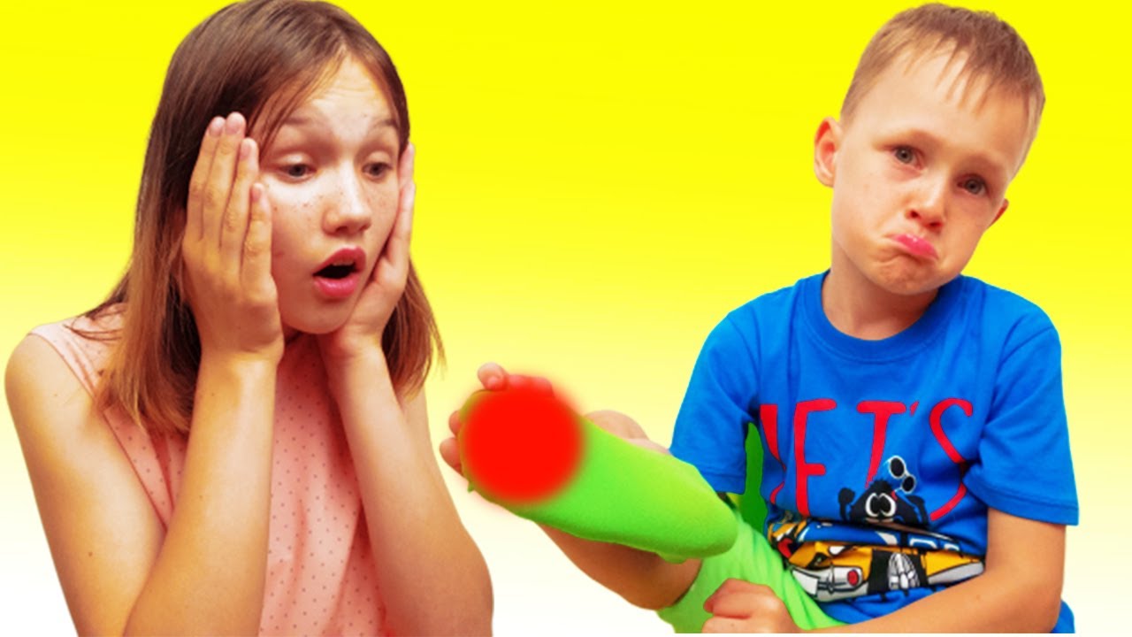 Boo Boo Story for kids #2 from Alex and Nastya