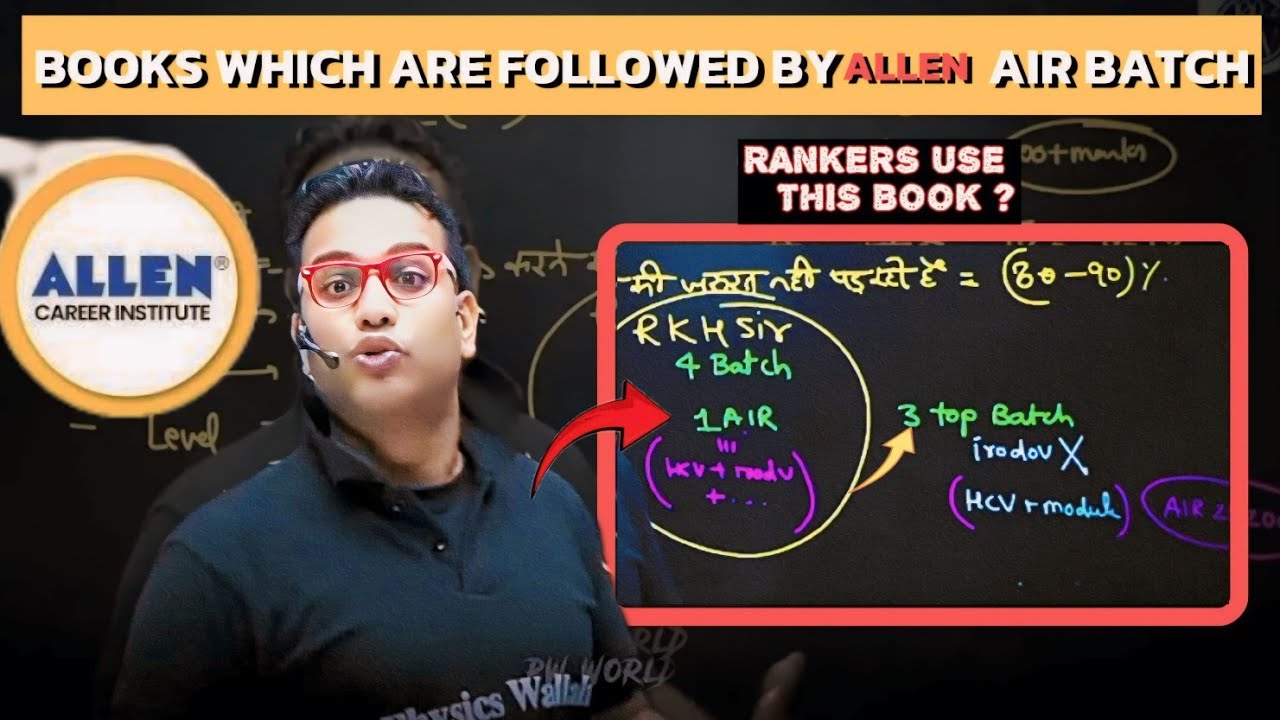 Star Batch Students Follow This Books 📚 | JEE Is a Game🎯  | Air Batch Question | ft.Saleem sir