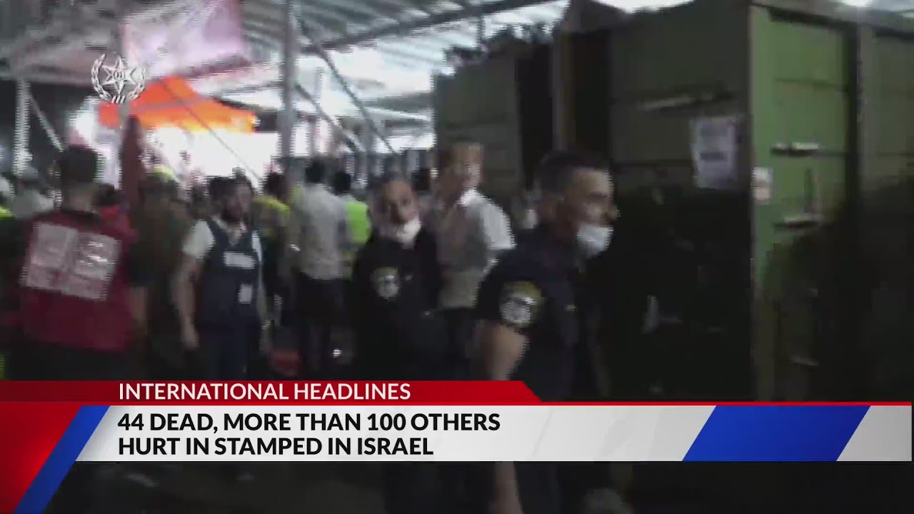 44 killed, dozens hurt in religious festival stampede in Israel