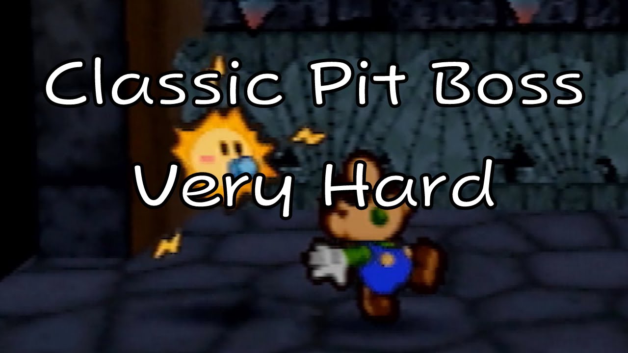 Paper Mario: Black Pit - Classic Pit Boss - Very Hard (N64 Capture)